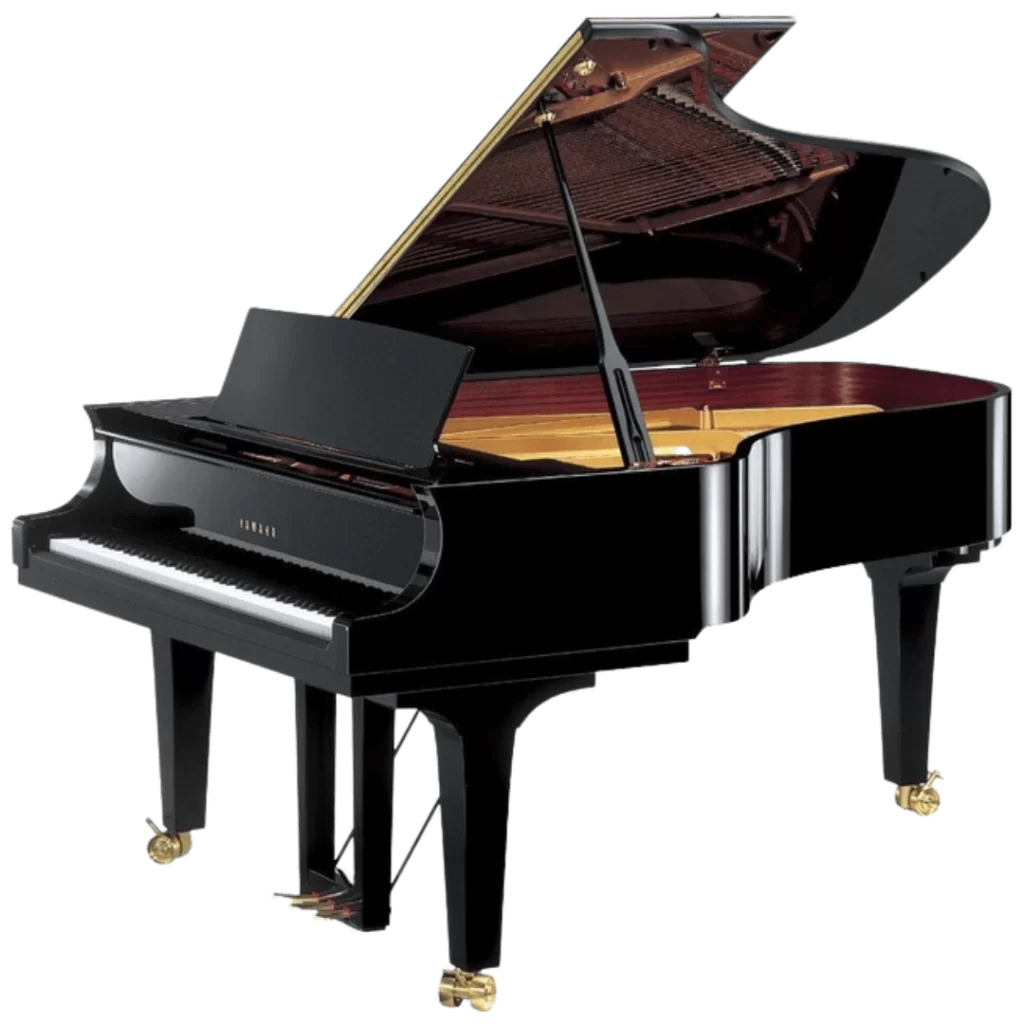 Yamaha CF6 · 212 cm · cauda de concerto · DNA do CFX